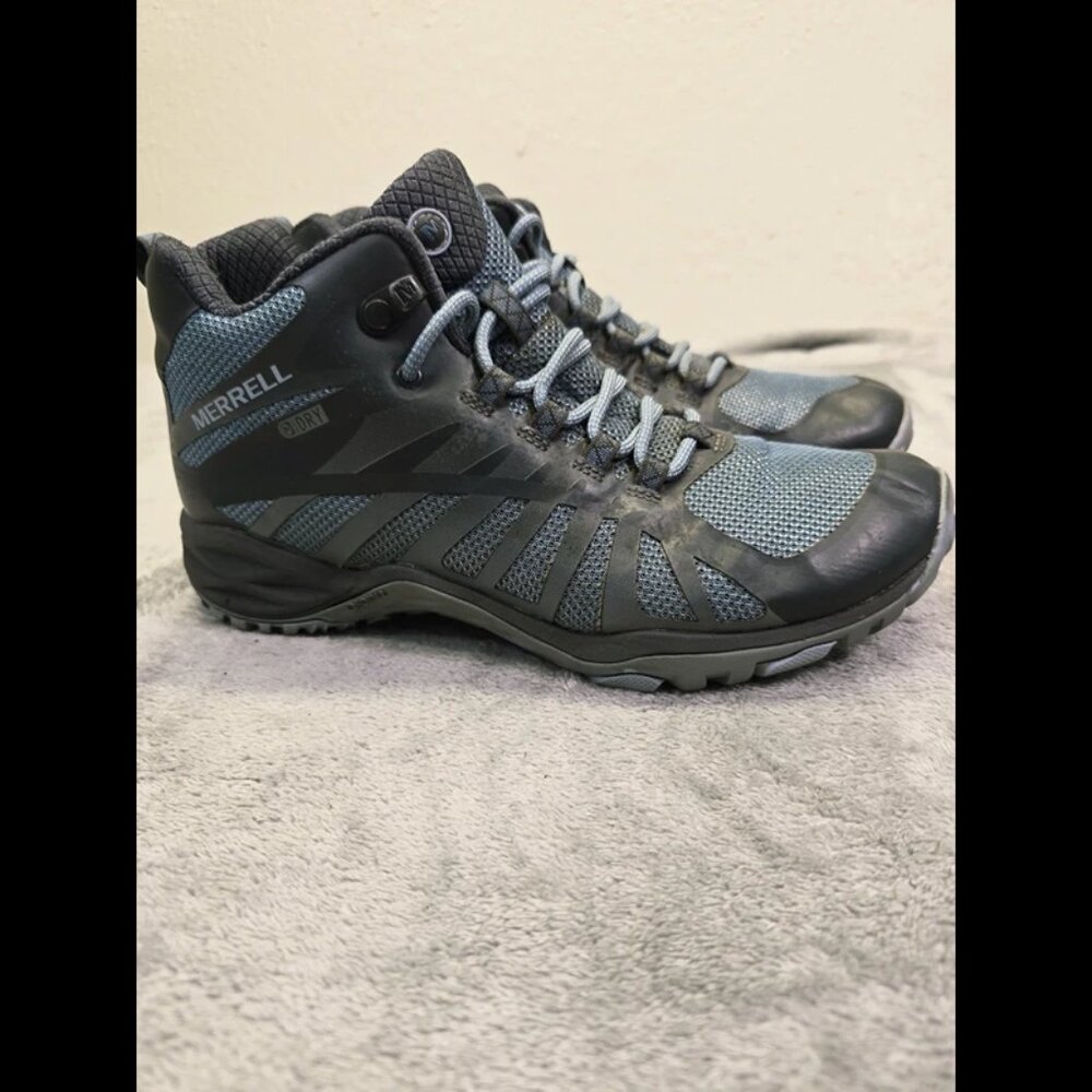 Merrell Q Form 2 Boots Womens 8 Blue Hiking Outdoors Select Grip J65418 - Picture 9 of 16